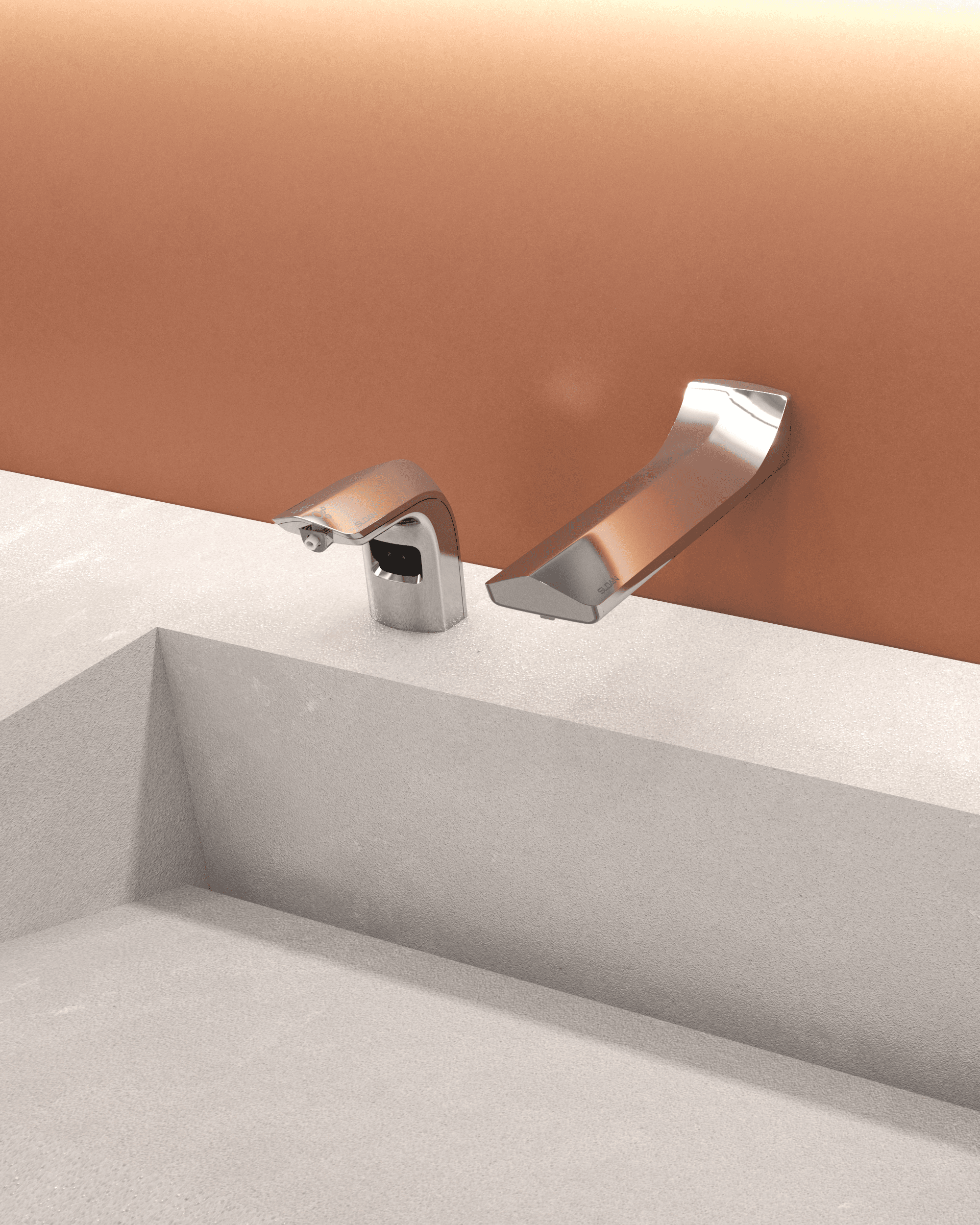 Rustic Hotel Restroom