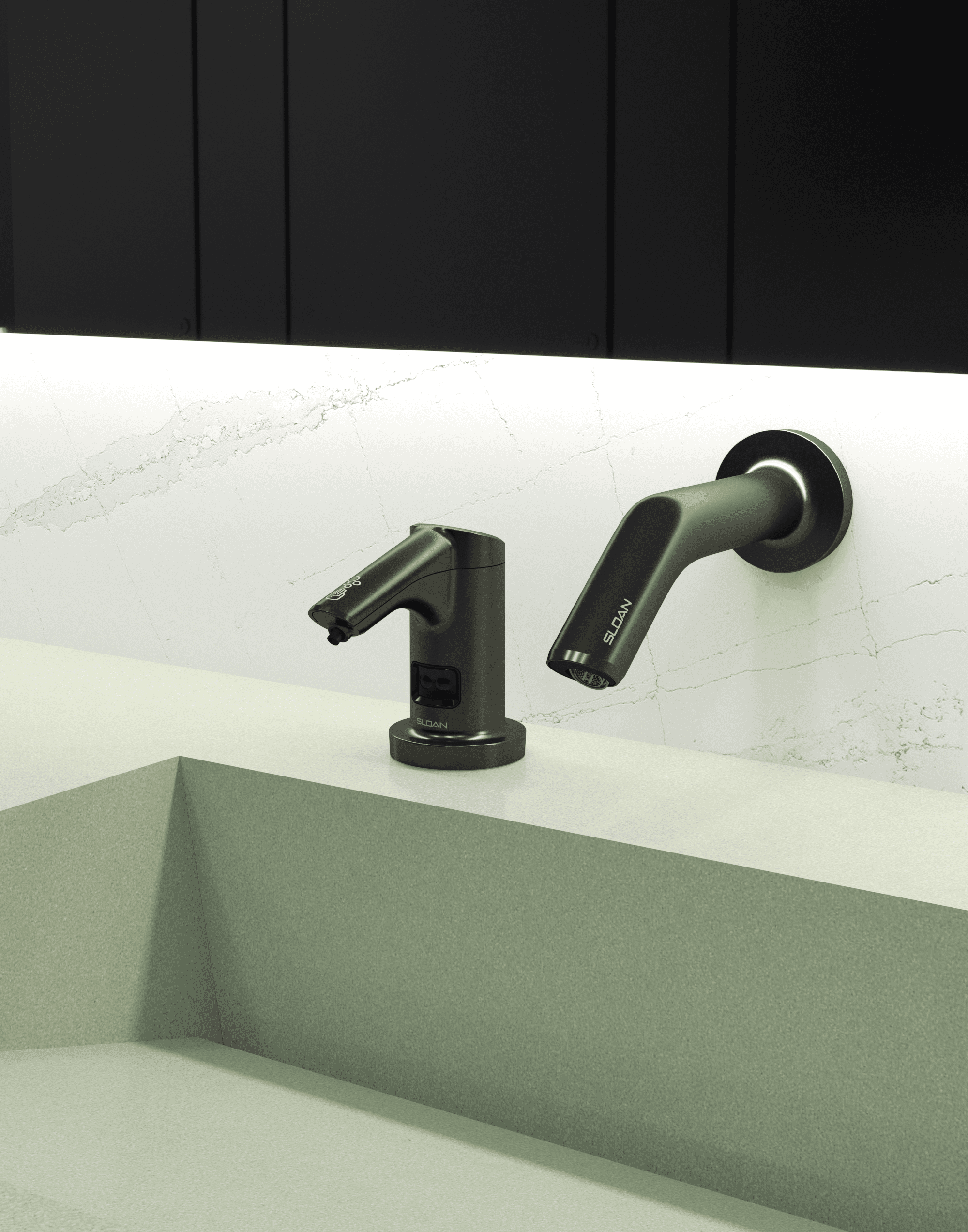 Contemporary Office Restroom