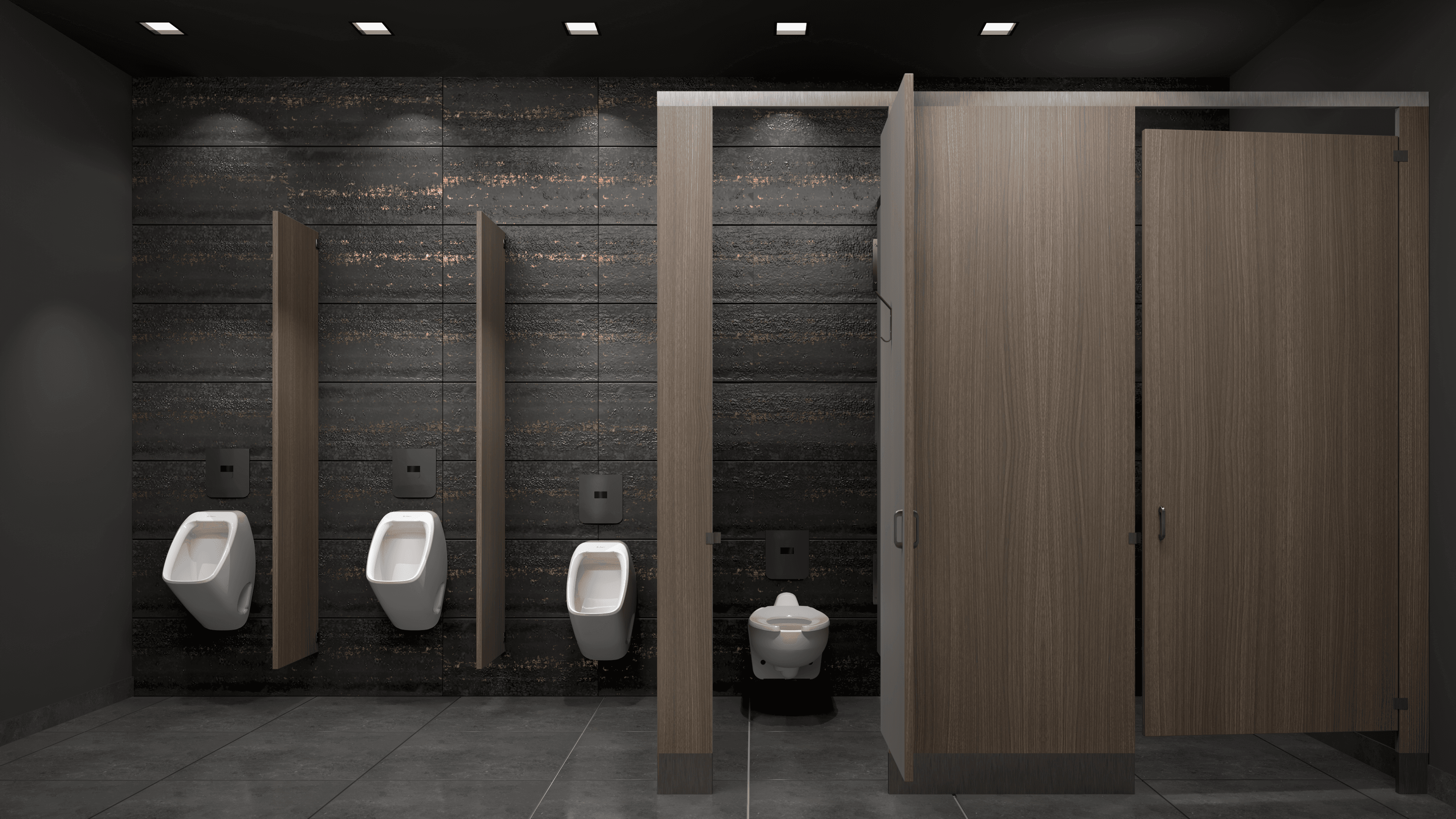 Entertainment Restroom Stalls