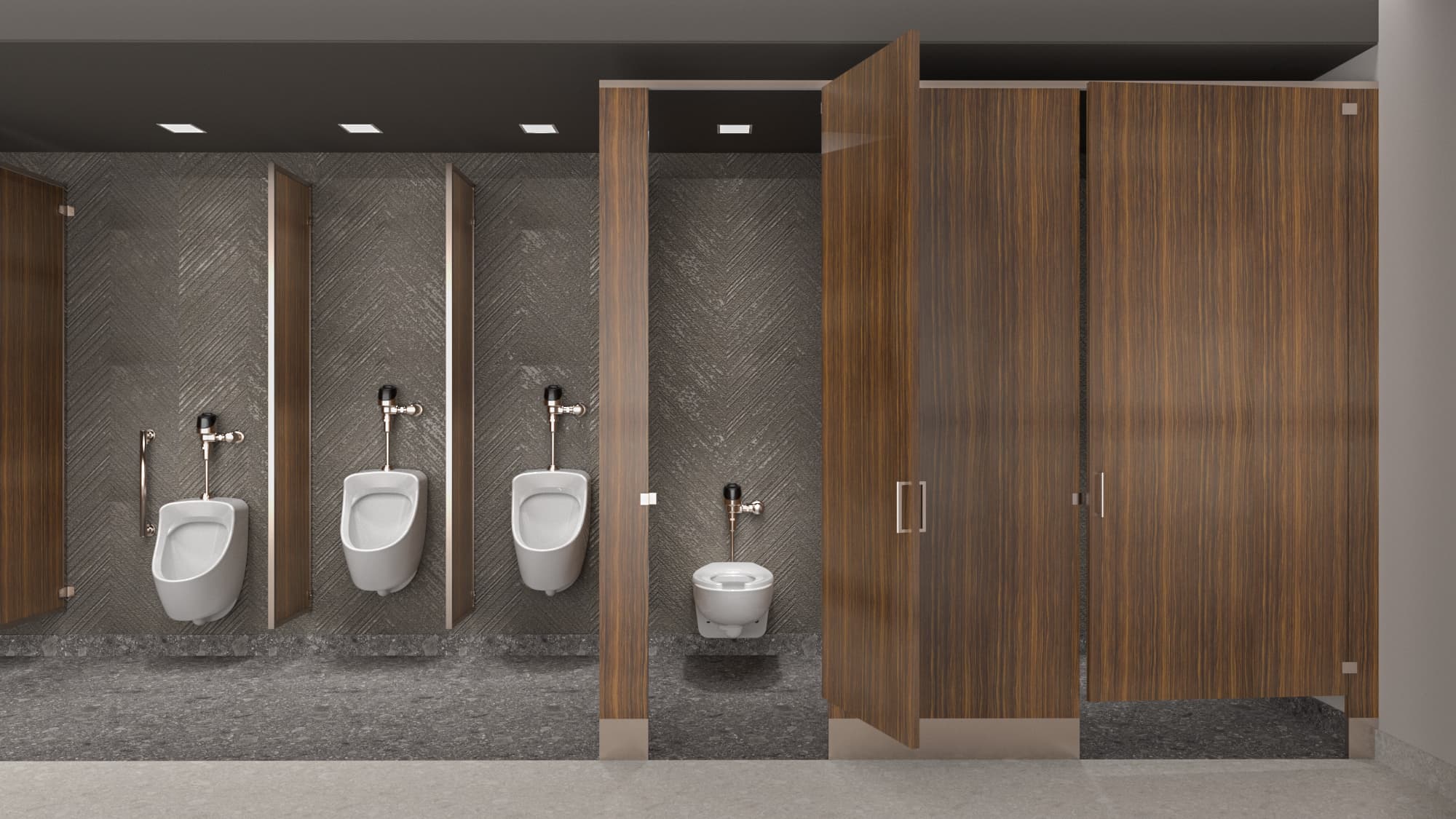 Office Restroom Stalls