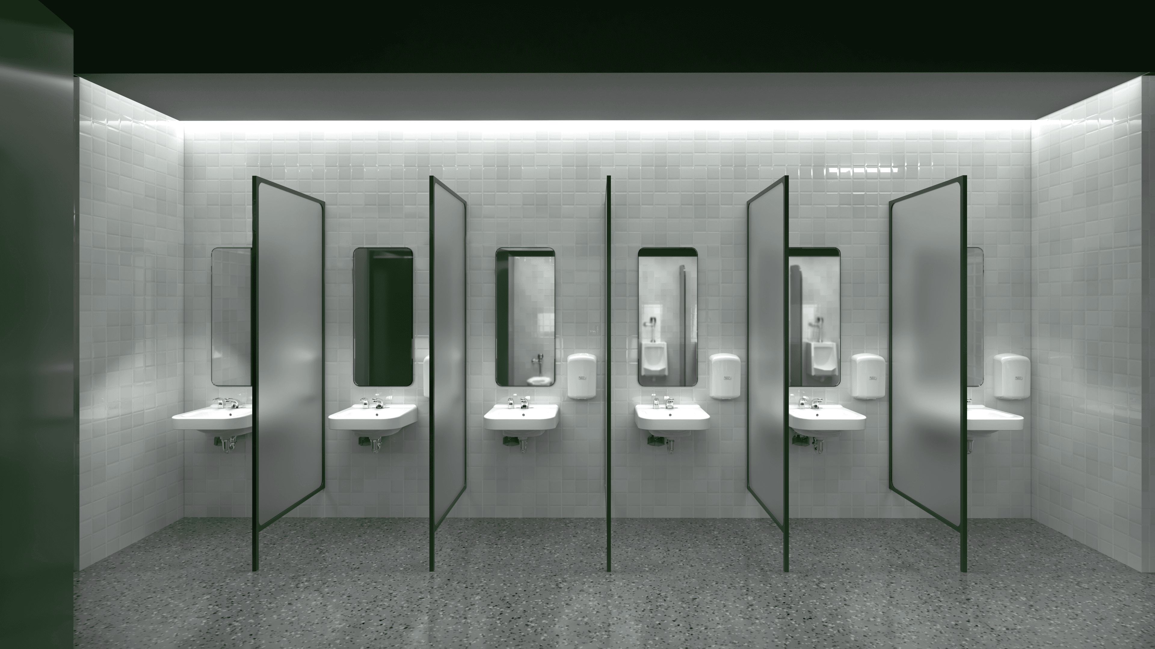 Stadium Concourse Sink Stations