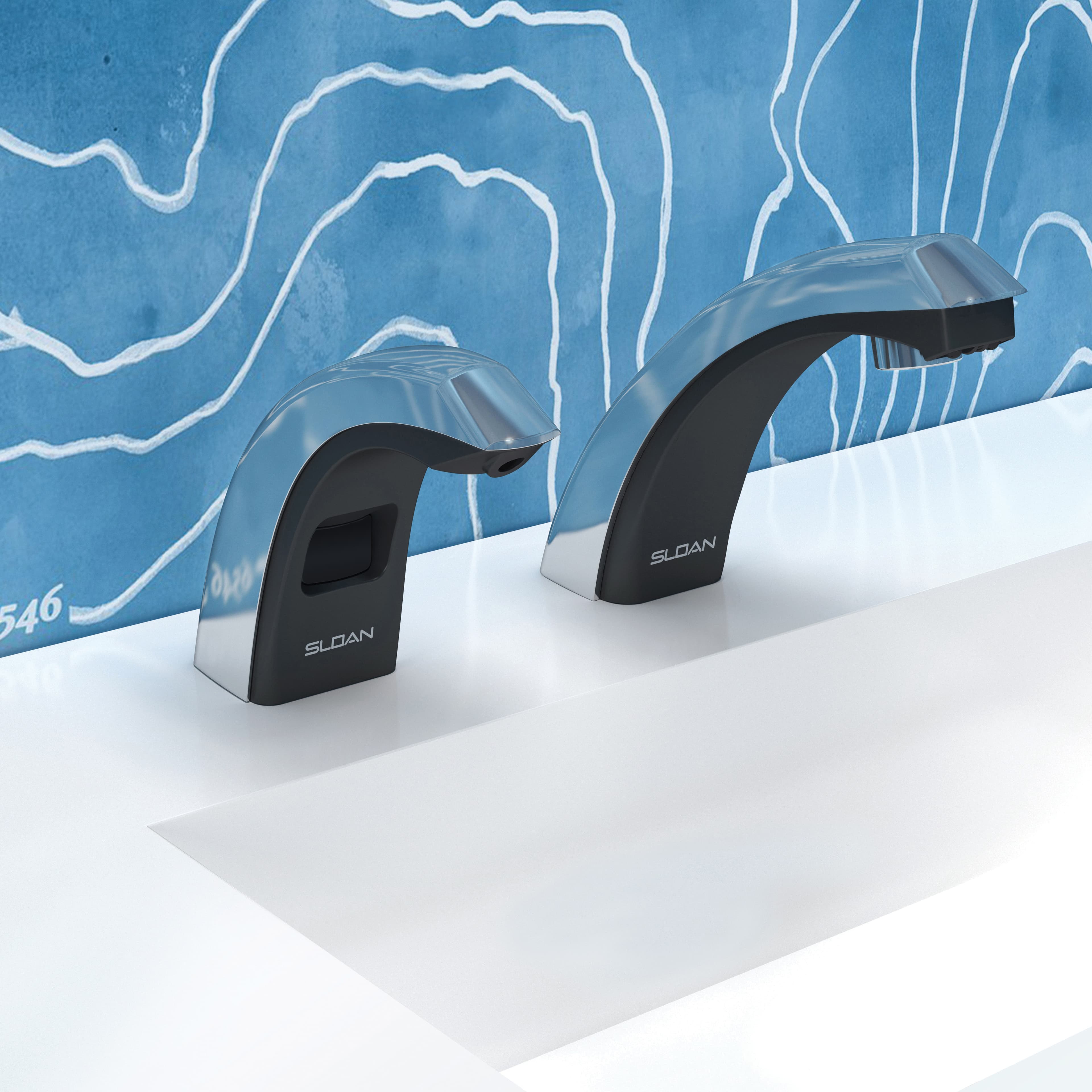 ETF/EBF-80 Faucet fixture on Sloan Designer Series™ Gradient Sink.