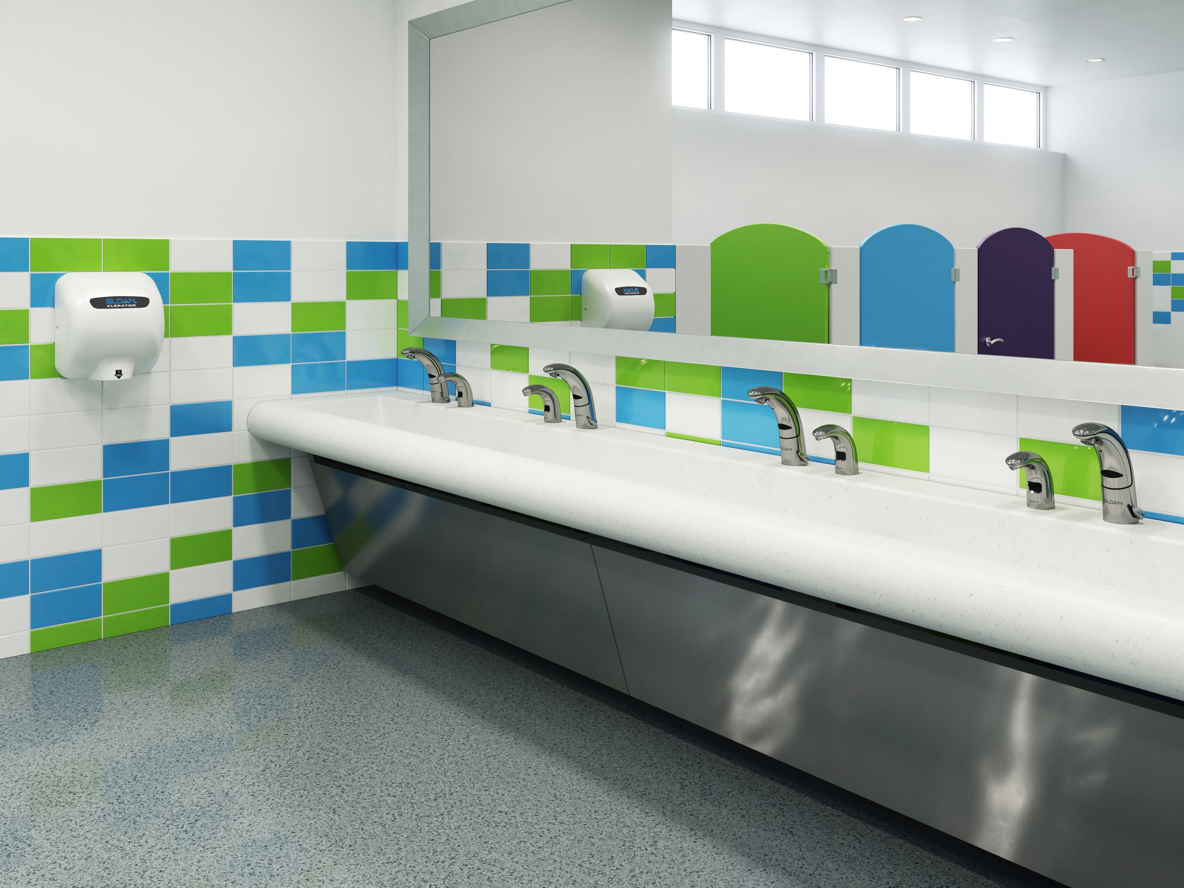 SloanStone Solid Surface Round Front Sink