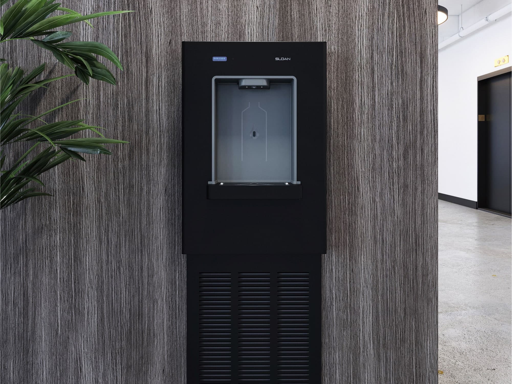 DRS100 DropSpot On-wall Bottle Filler in Office Setting