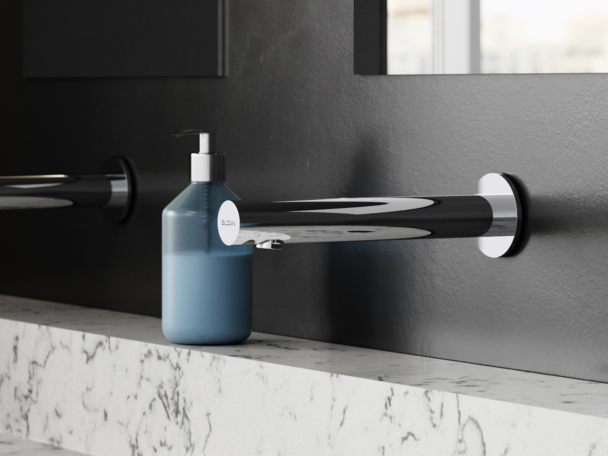 SF Wall-mounted Faucets in restroom