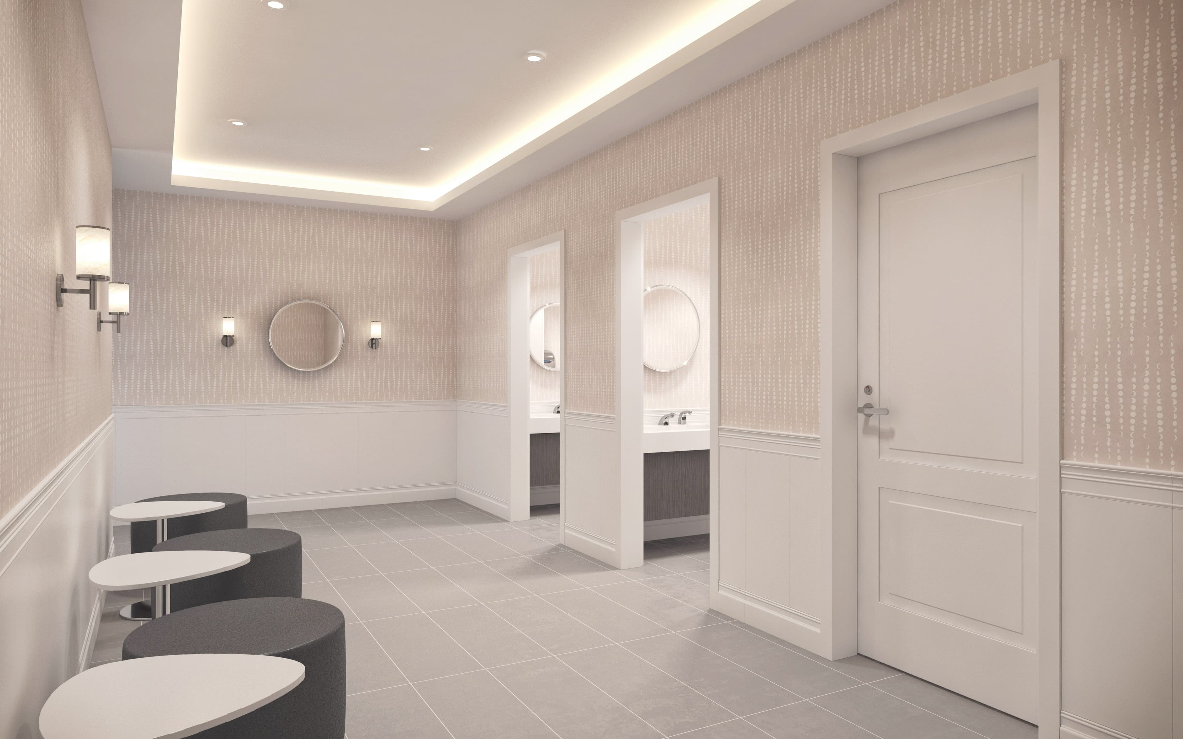 High End Restaurant Room