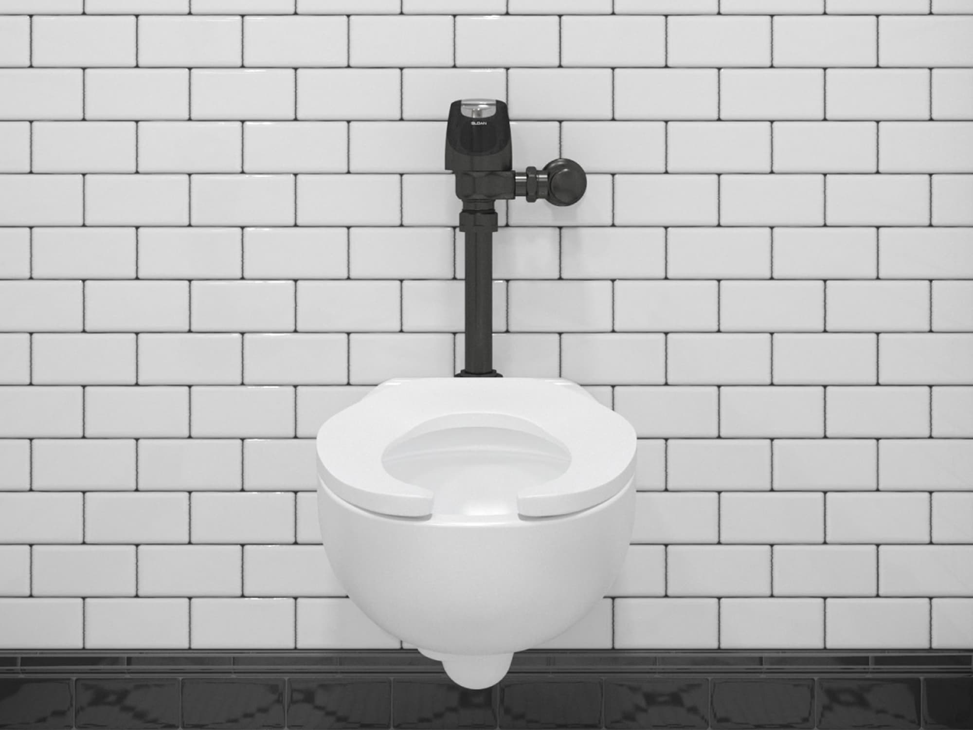 State Street Flushometer and Water Closet Combo