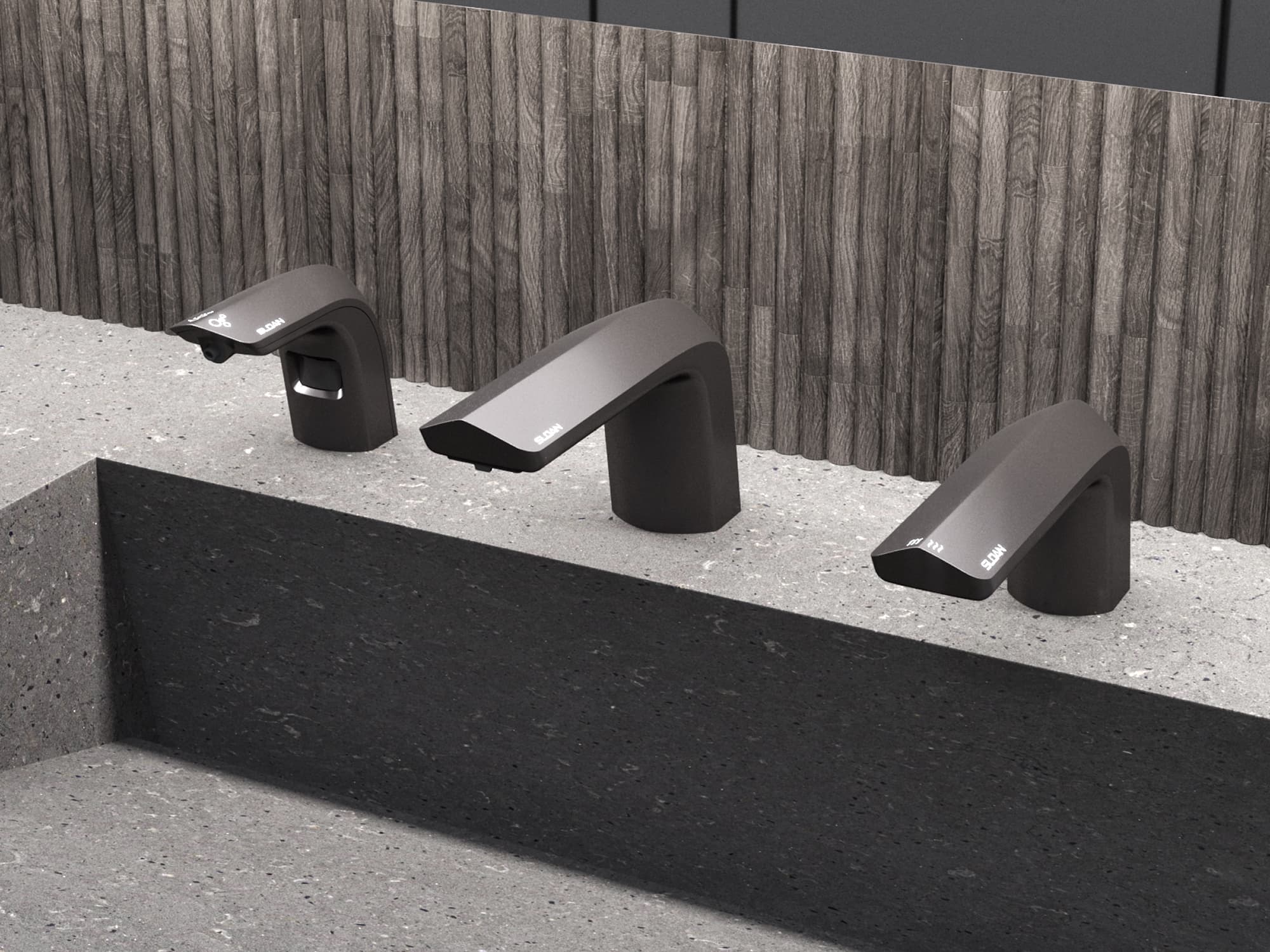 Deck-mounted hand dryer