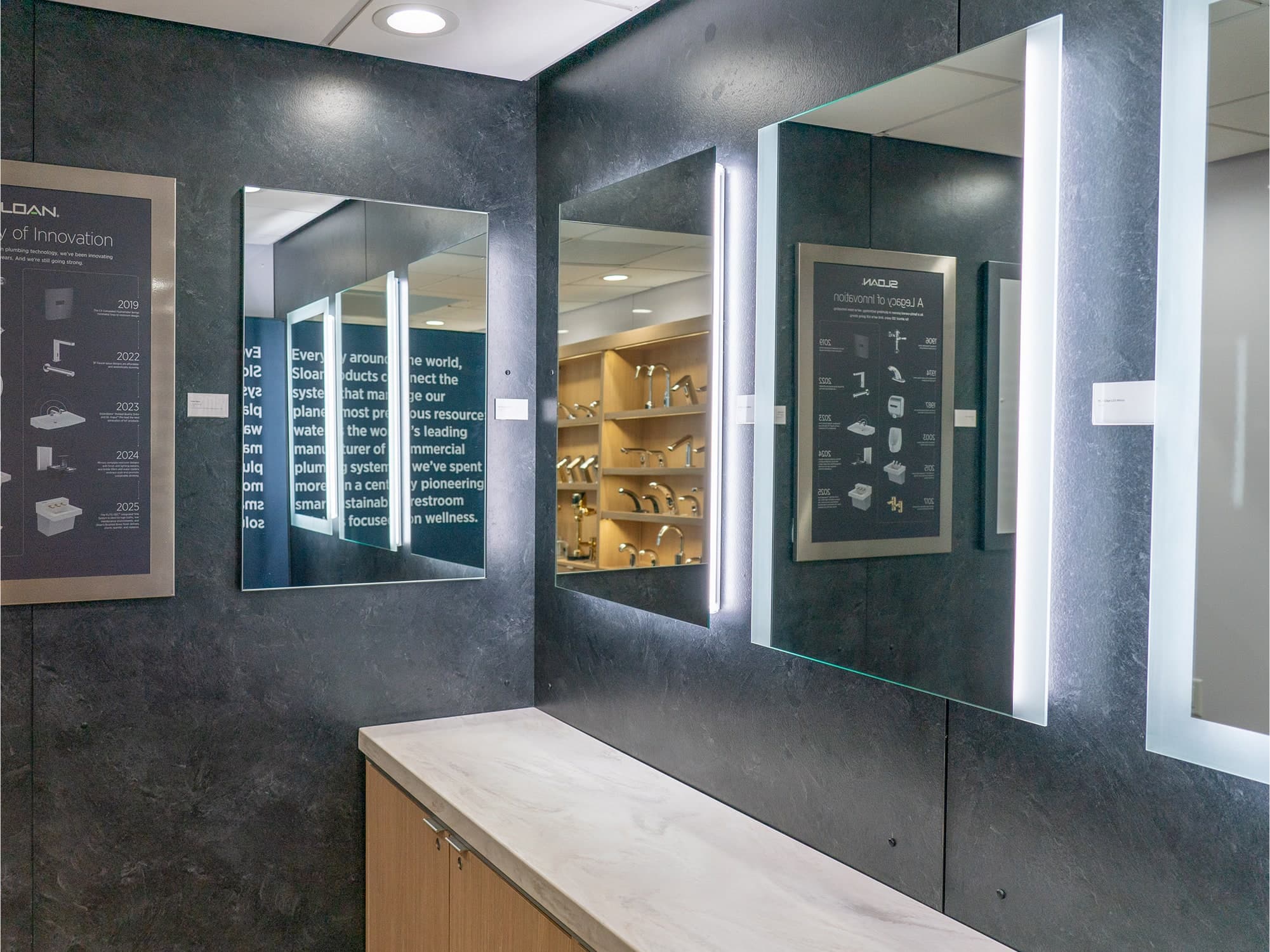 Mirrors for Sloan Mobile Showroom