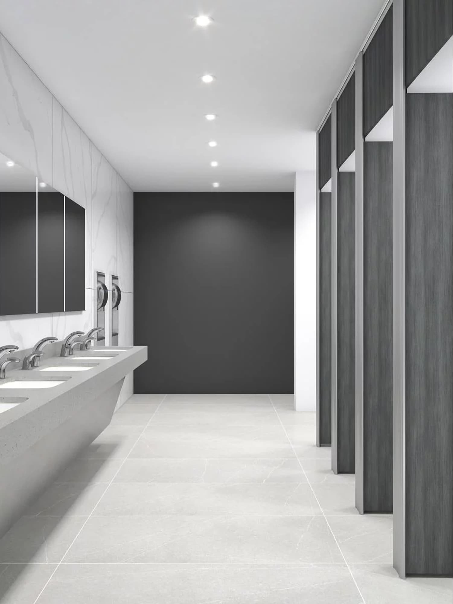 Coworking space's bathroom