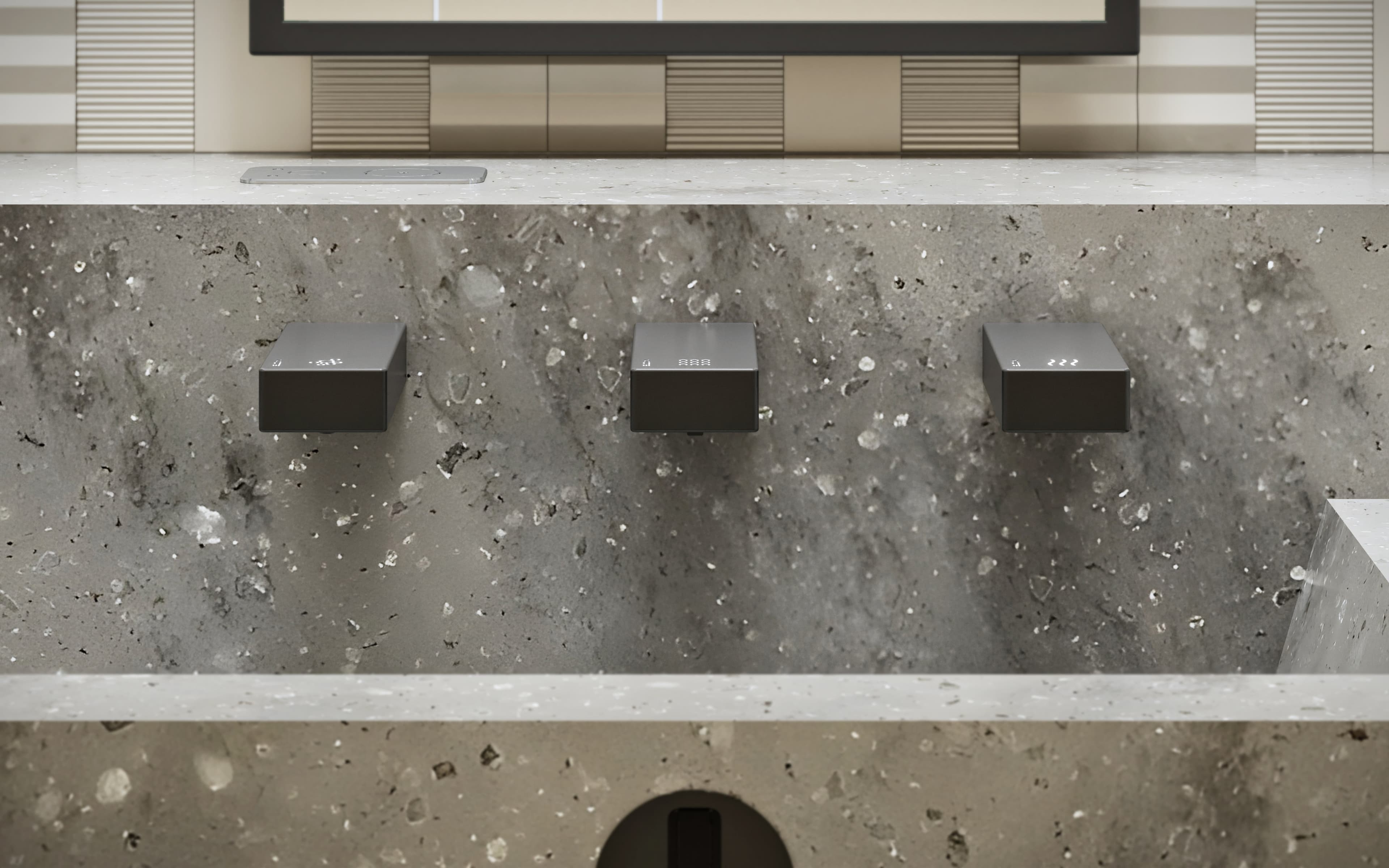 FLITE-DEC™ Integrated Sink System with Graphite fixtures