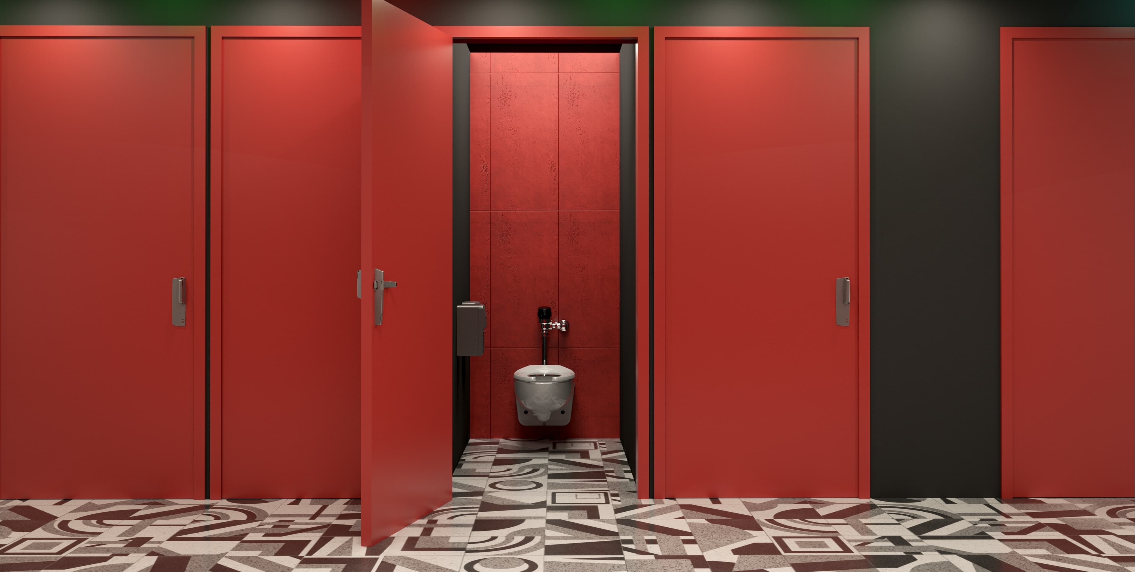 K-12 Restroom Water Closet Stall