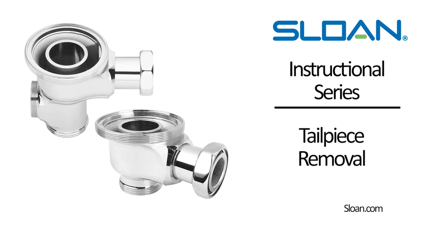Royal / Regal / Sloan Flushometer Tailpiece Removal