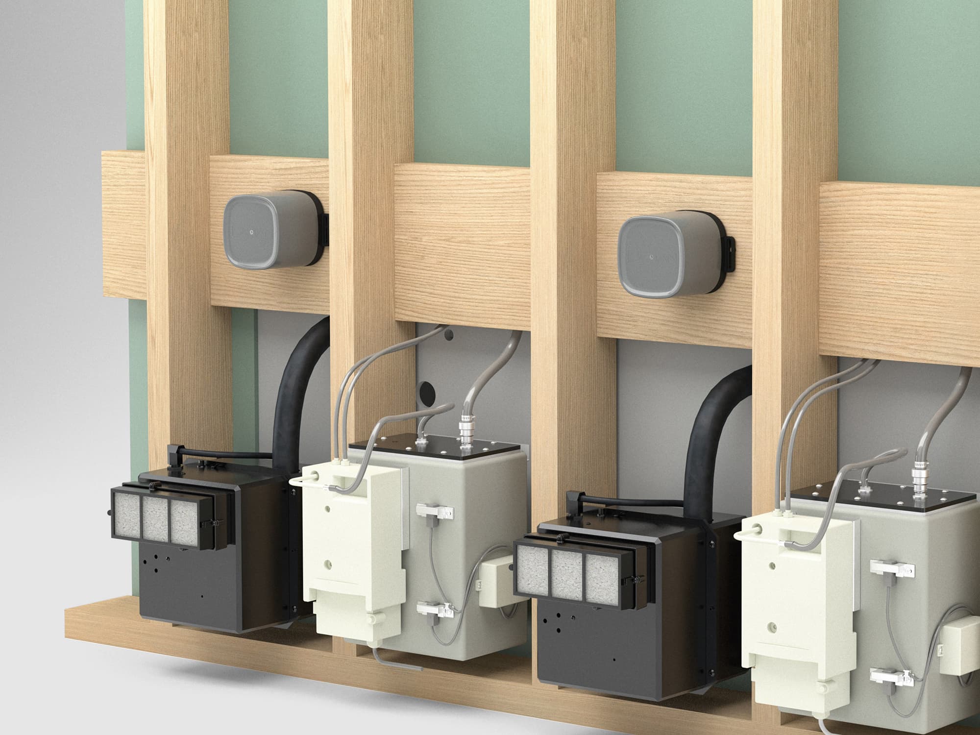 FLITE-DEC™ Integrated Sink System with chase access to internal components