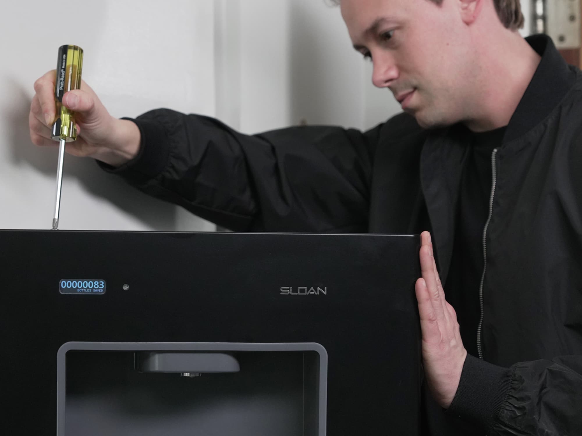 Retrofit older bottle fillers with DropSpot™