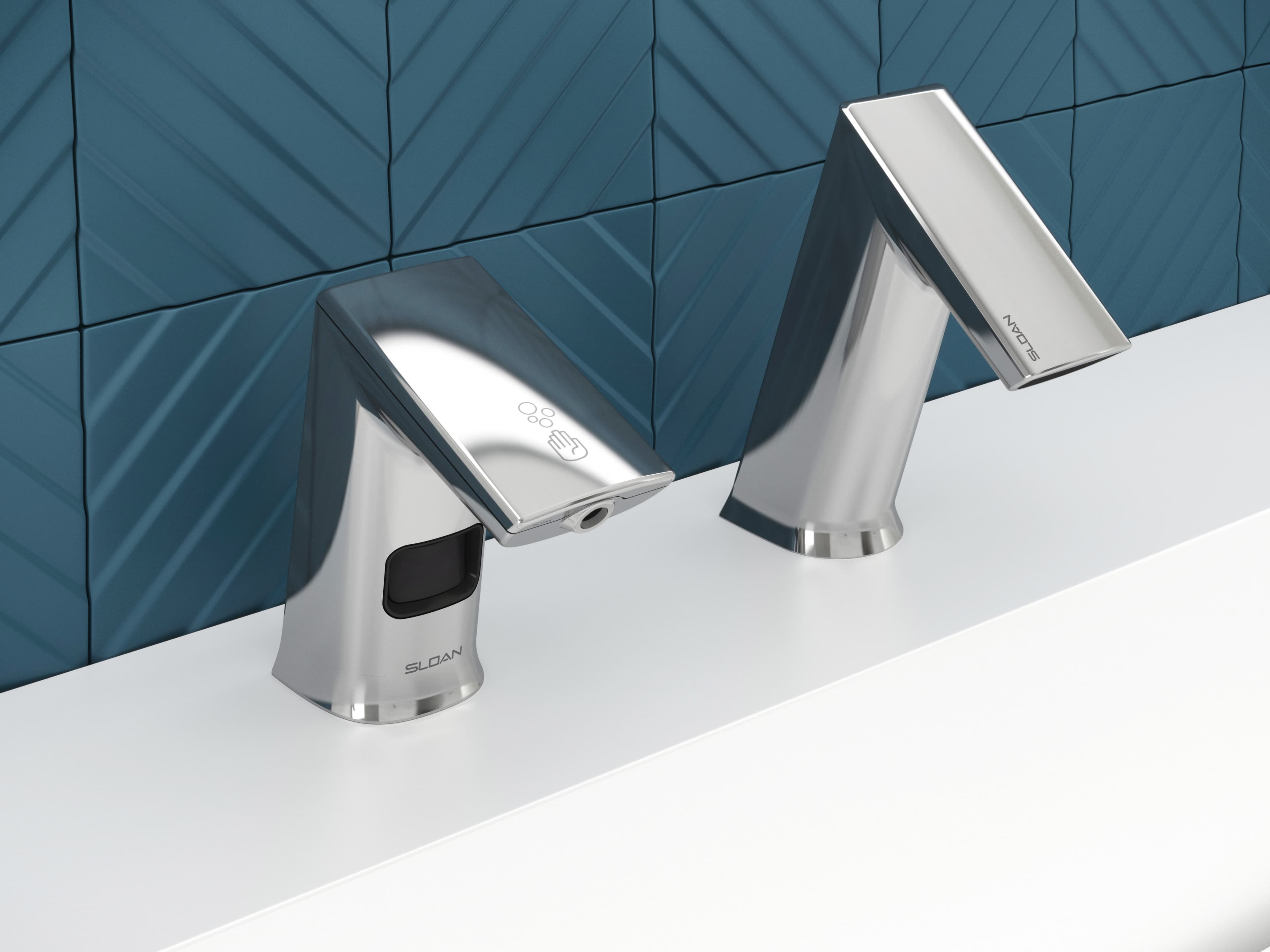Sensor faucet and soap dispensers