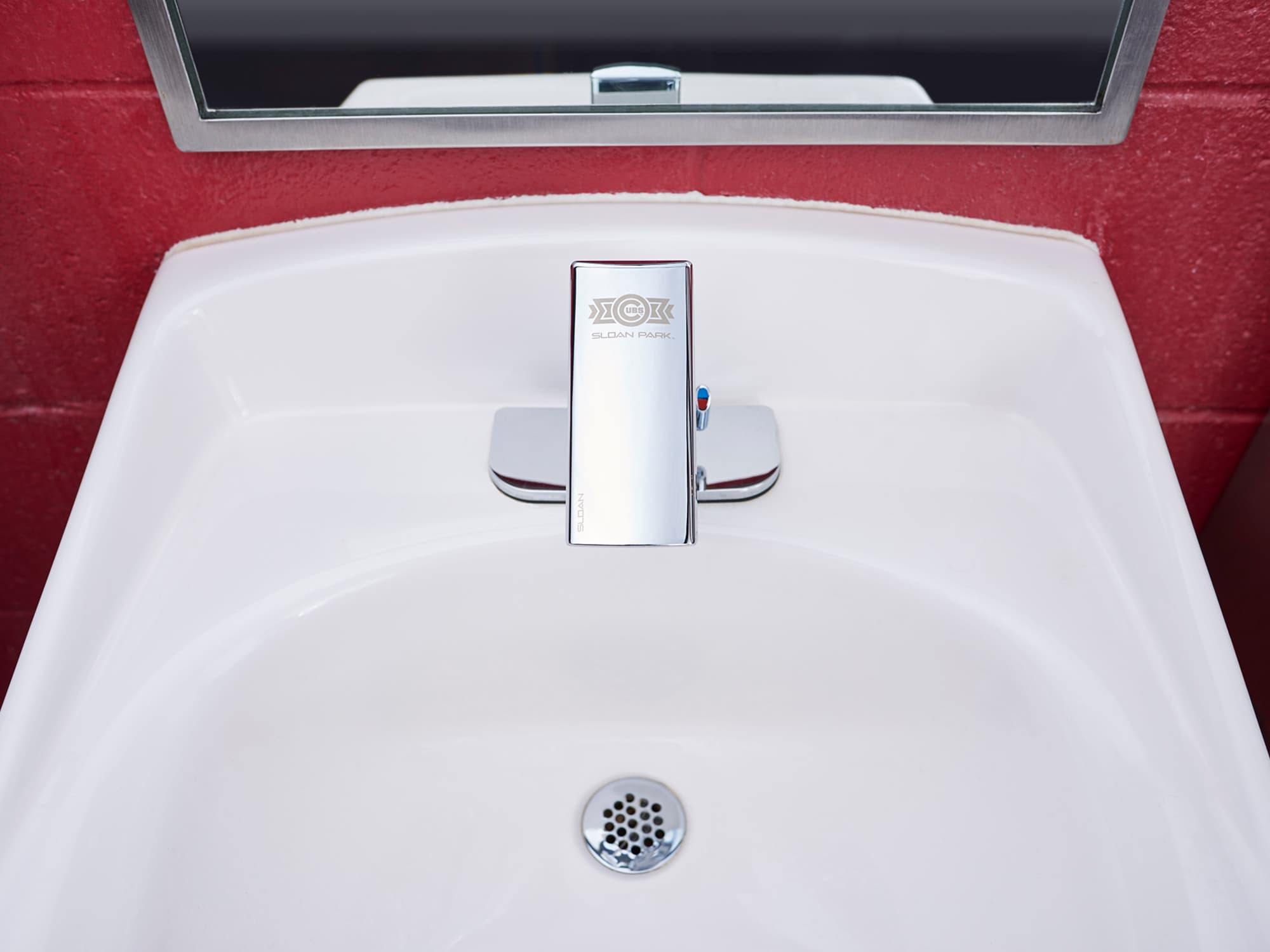 BASYS® 350 Faucet with Chicago Cubs engraving