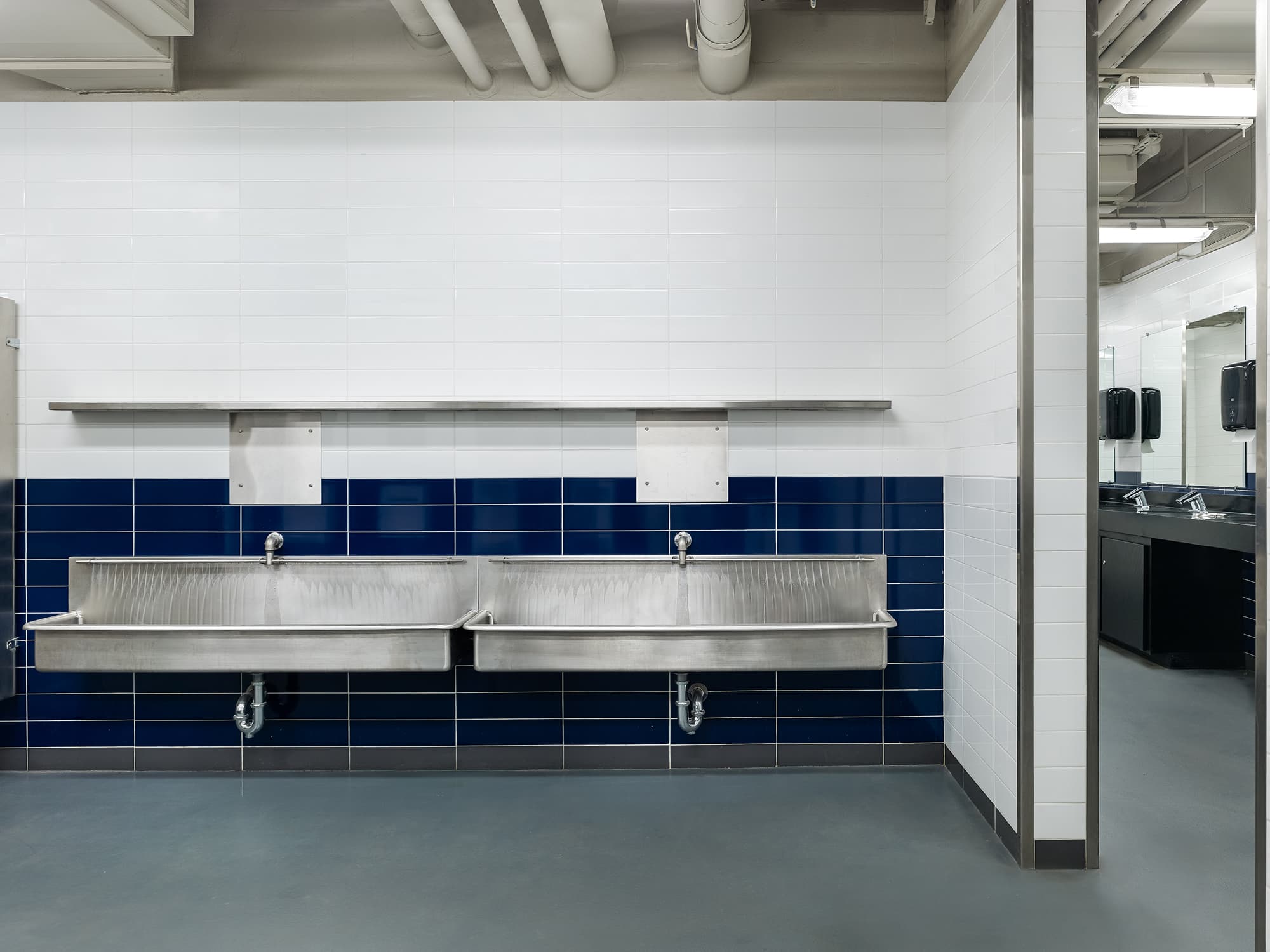 Iconic Wrigley Field trough