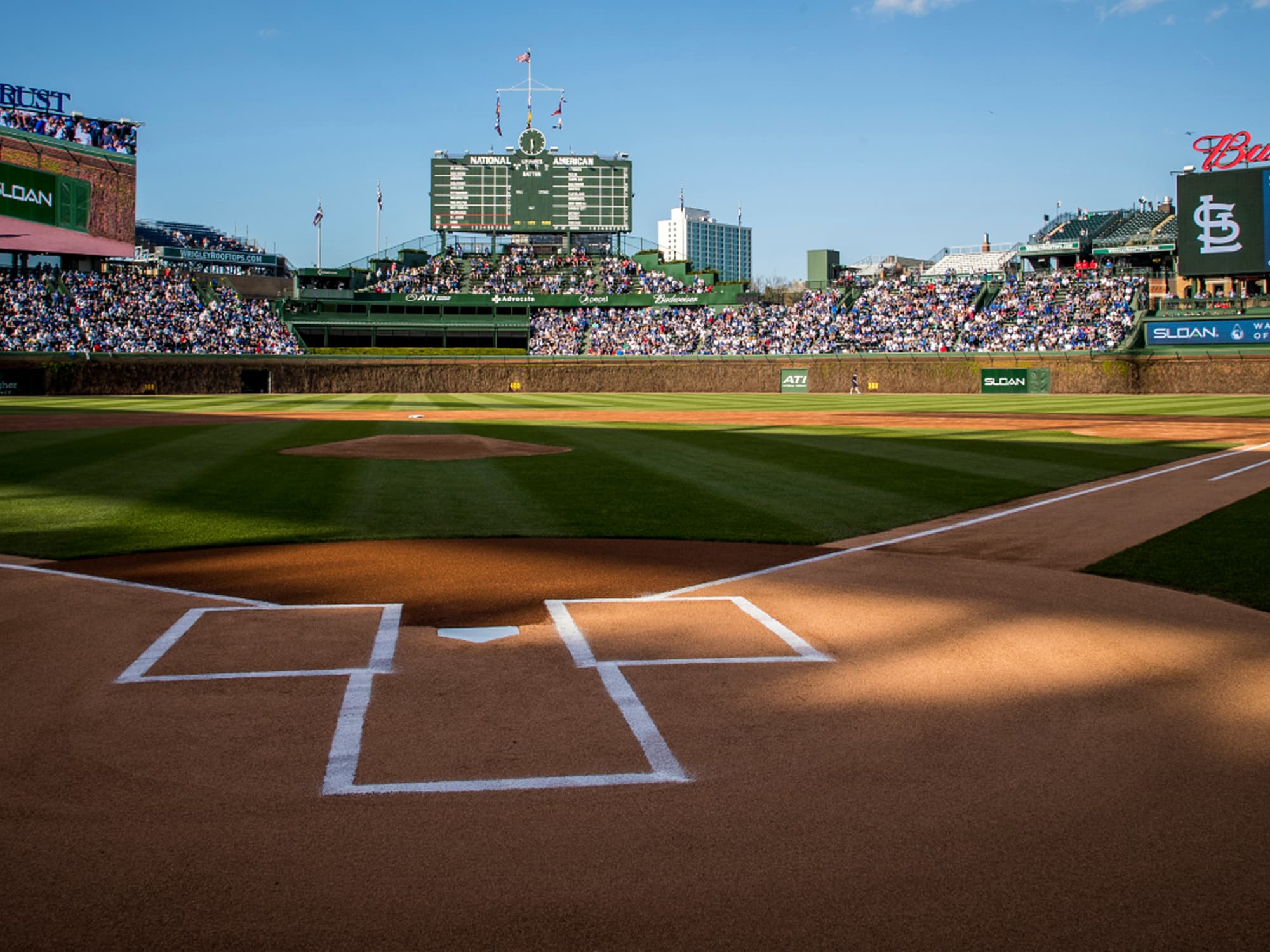 Wrigley Field home plate