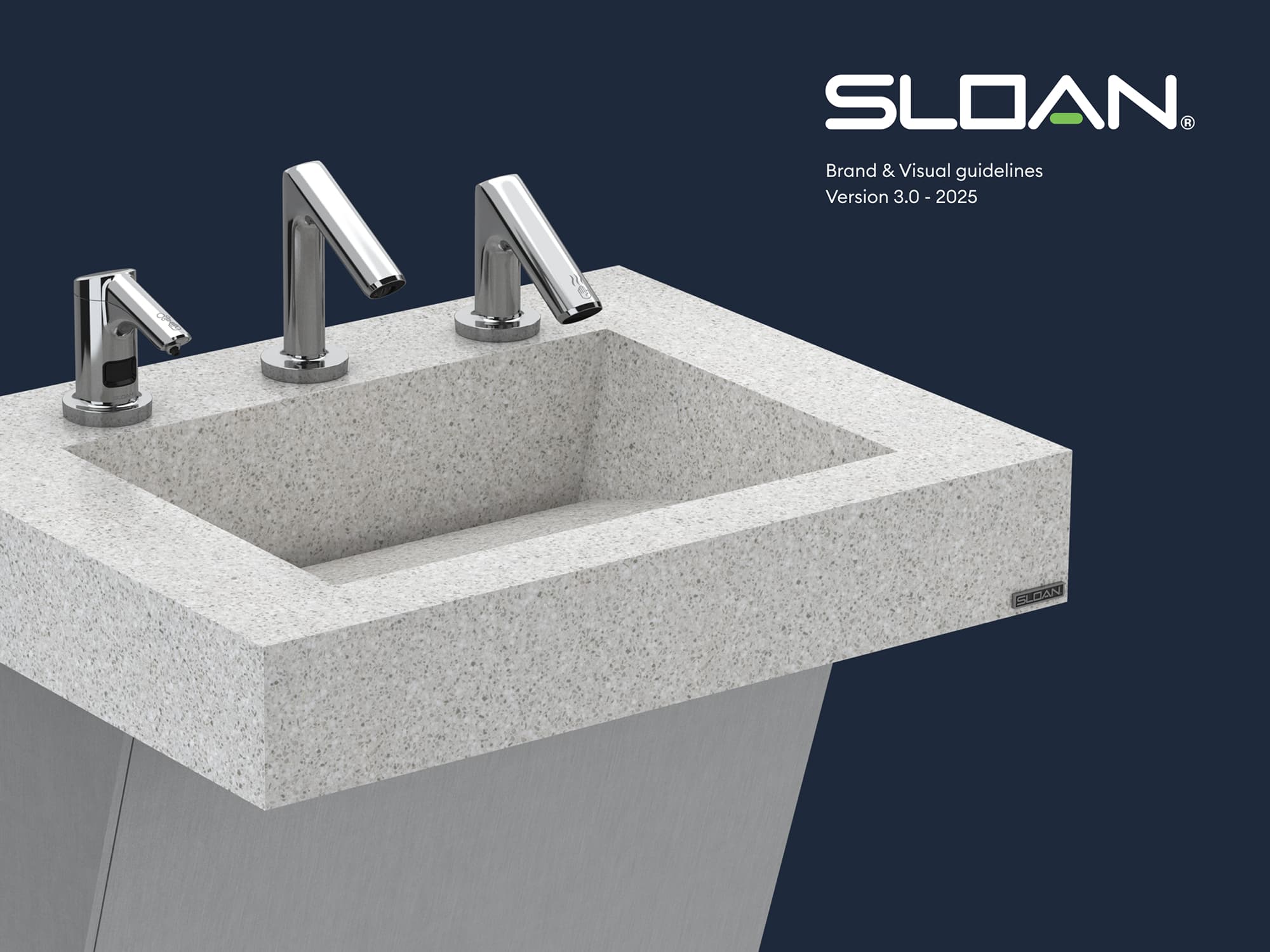 Brand Guideline cover with AER-DEC Sink System