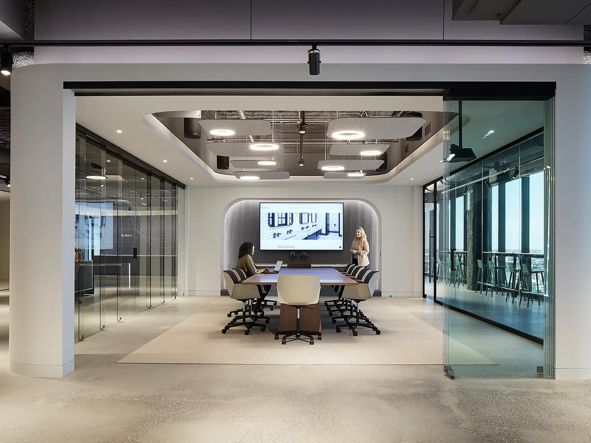 Fulton Market Showroom conference room for meetings
