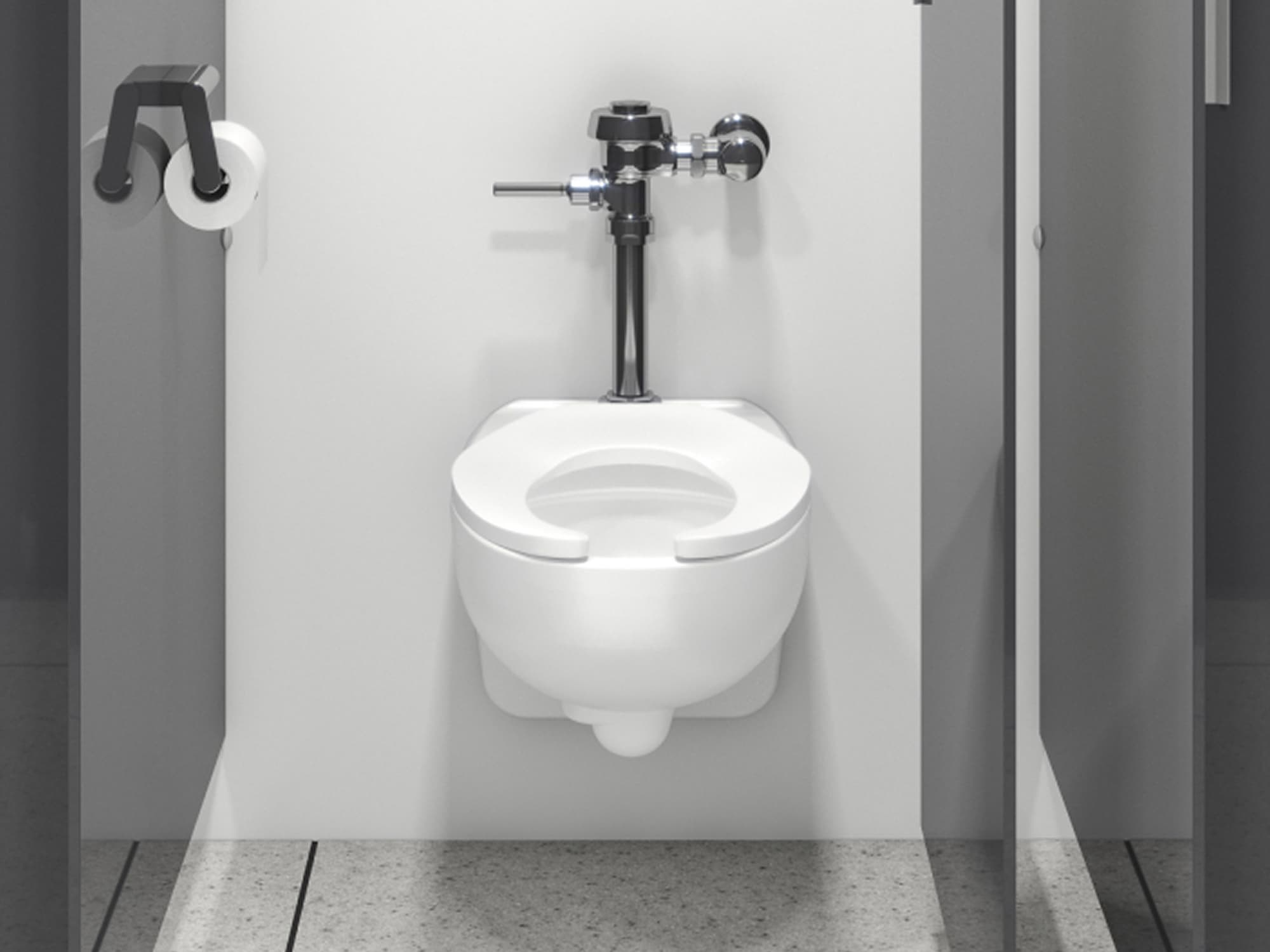 WETS-2450.2003 Royal Flushometer Combo - ST-2459 Water Closet and ROYAL 111 Flushometer
