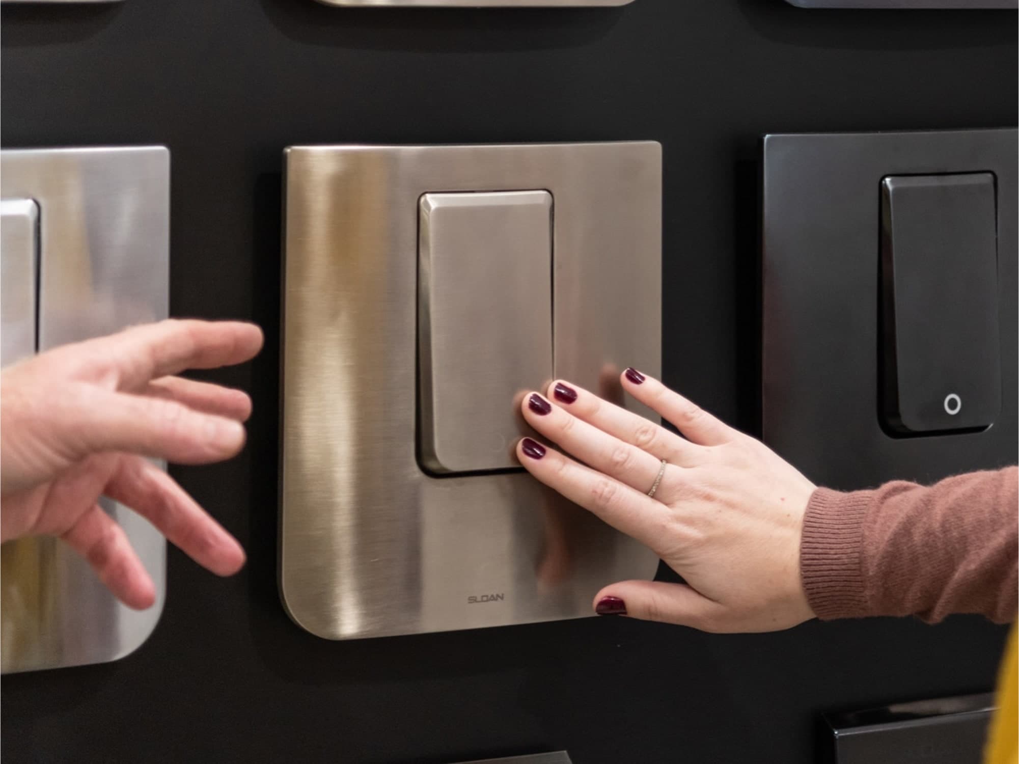 A CX Manual being pressed in the Mobile Showroom.