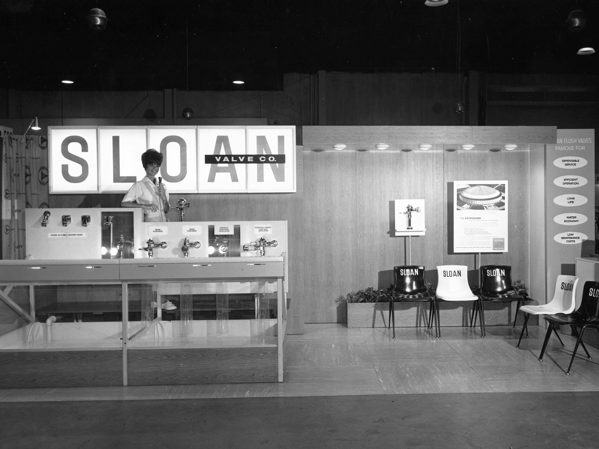 Sloan booth