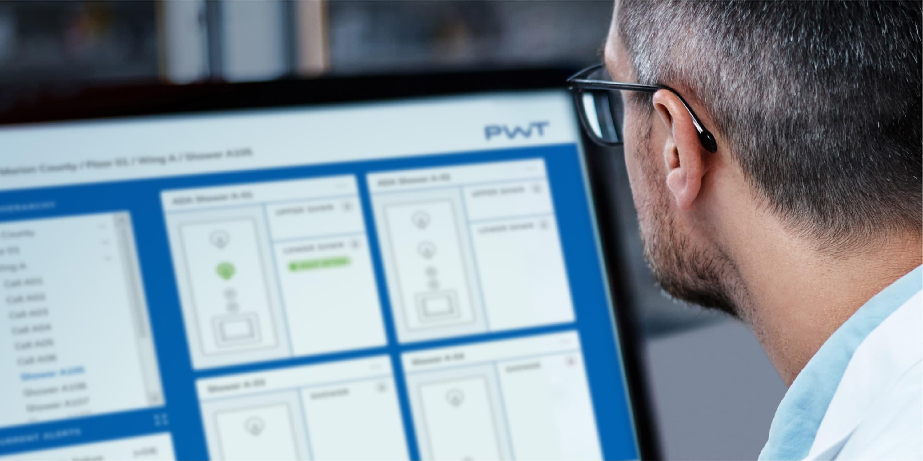 PWT software on a screen being used by an instituational engineer