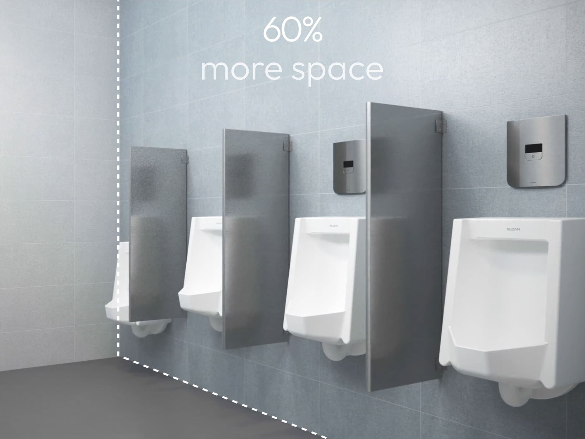 60% more space