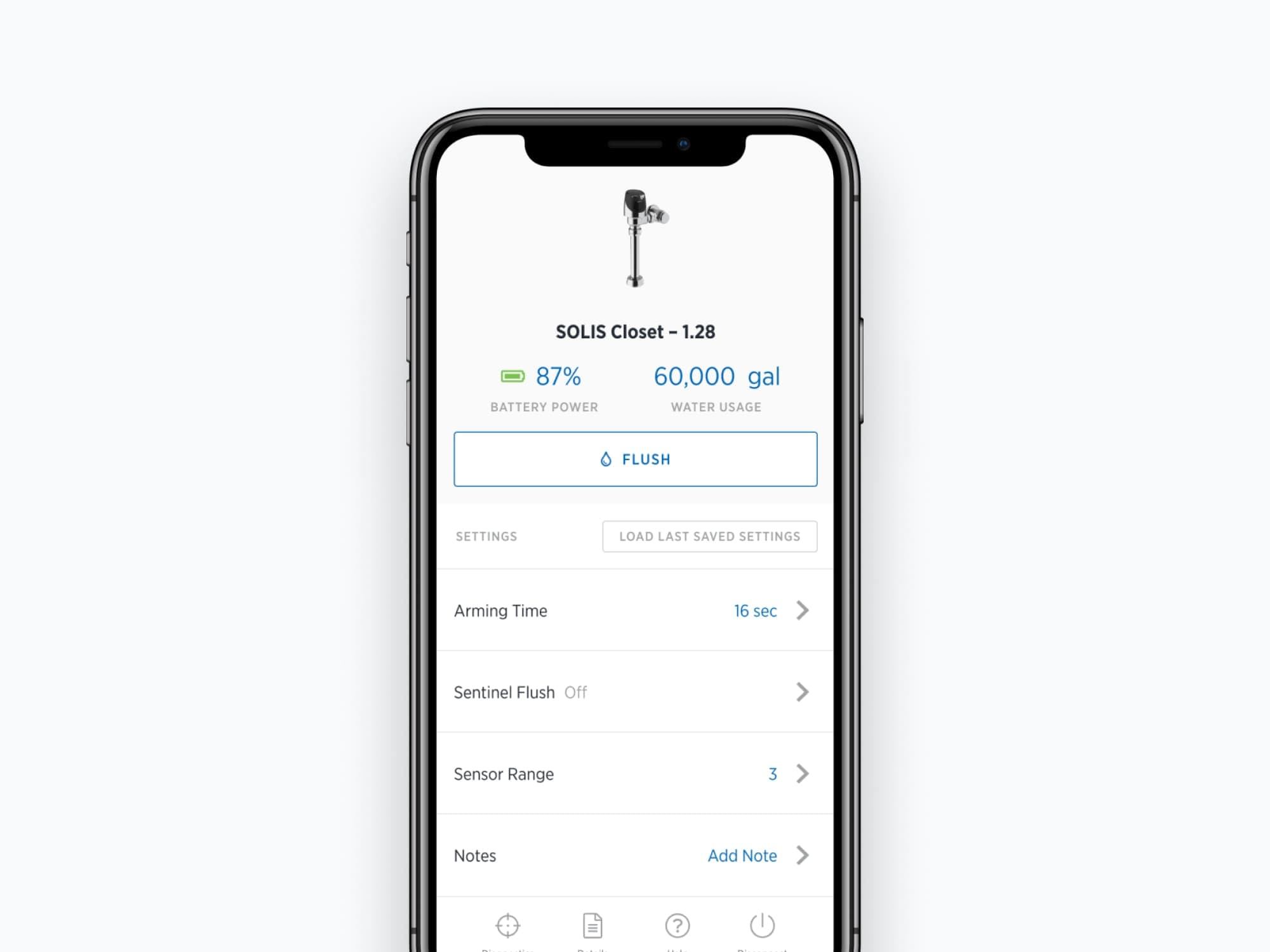 Sloan connect app screen