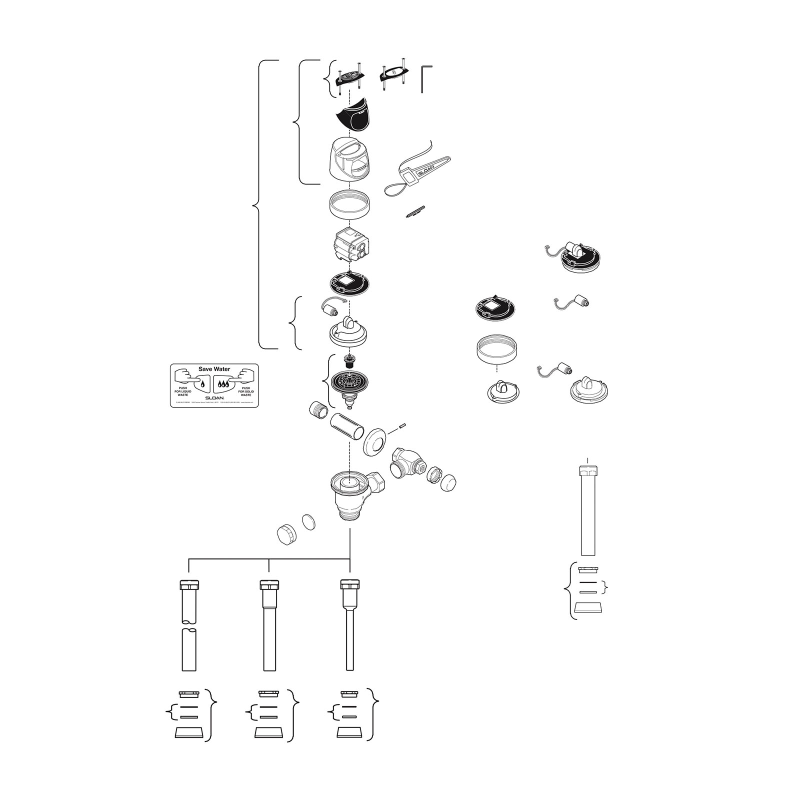 Sloan Diaphragm Chart