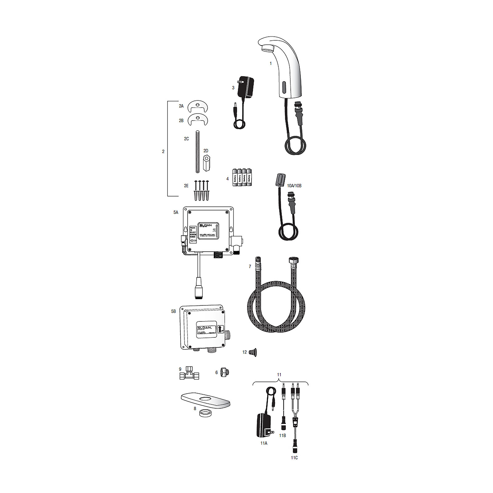 Line Drawing for SF-2400/2450