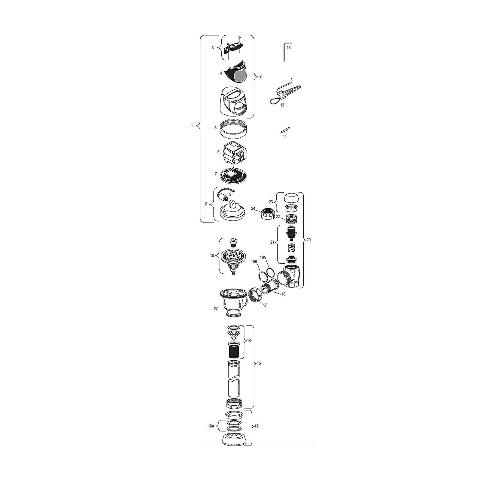 Sloan Automatic Flush Valve Wiring Diagram 31 Sloan Valve Diagram Sloan ...