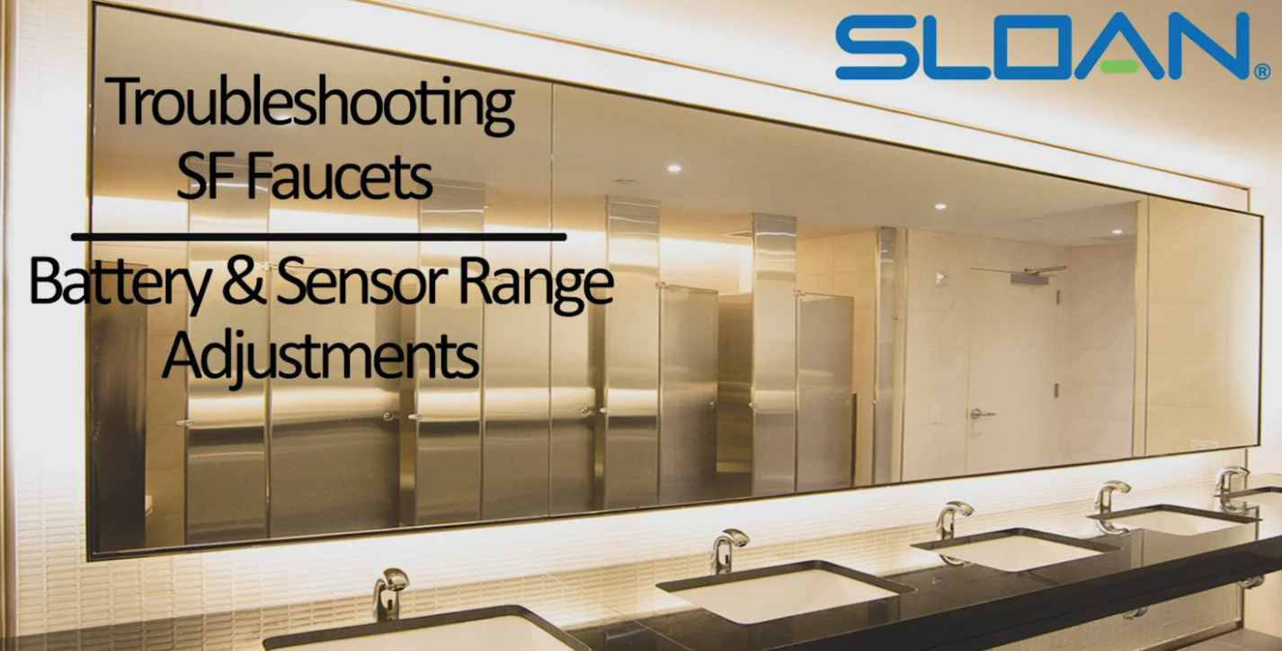 SF-2100/2150/SF-2200/2250/SF-2300/2350/SF-2400/2450 Battery Replacement- Sensor Range Adjustment
