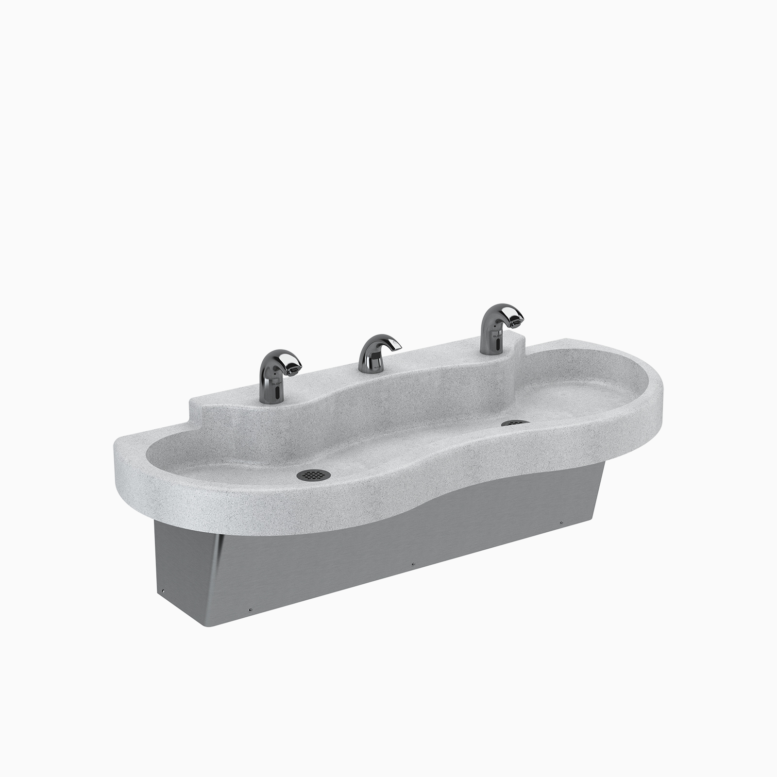 ESS-2100 Stainless Steel 1-Station Wall-Mounted Scrub Sink – Sloan
