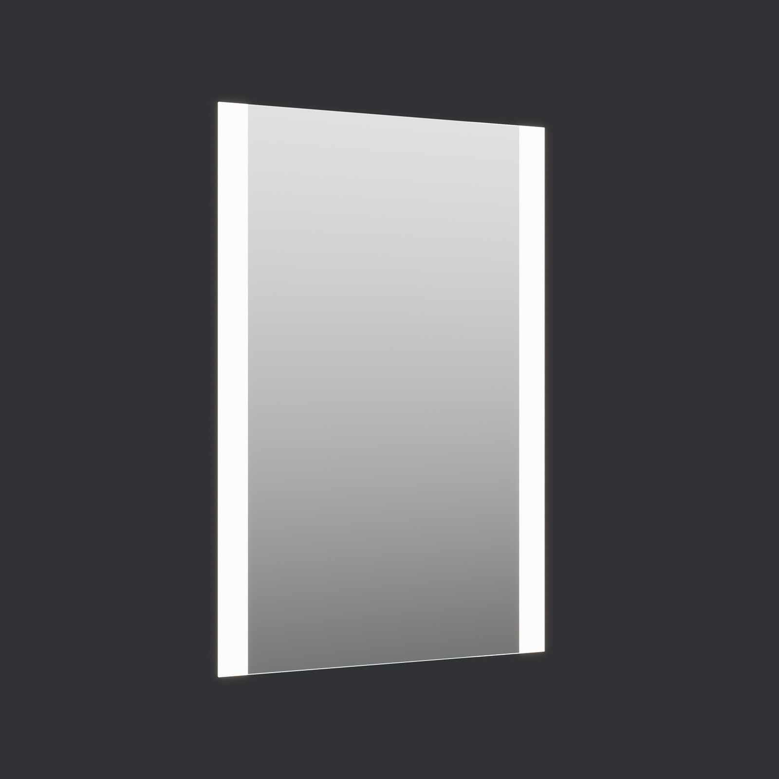 Sloan LED Restroom Mirrors 2 Edge Lighting Vertically Lit Edges