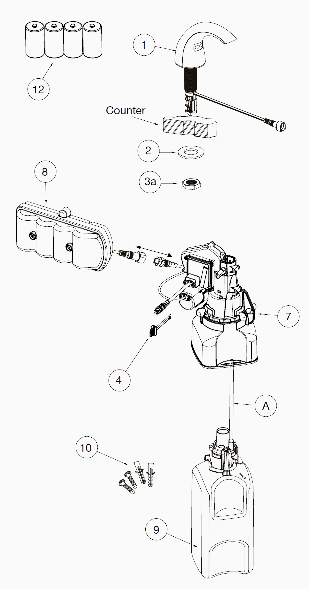 Line Drawing for ESD-410/420/500/600/700/800/1500/2000/2100