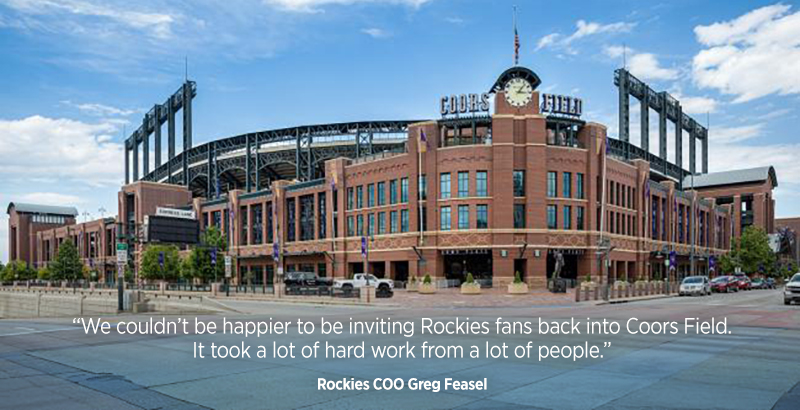 Coors Field 2021 Reopening