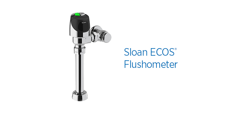 Sloan ECOS® Flushometer - Dual Flush for Better Water-Saving