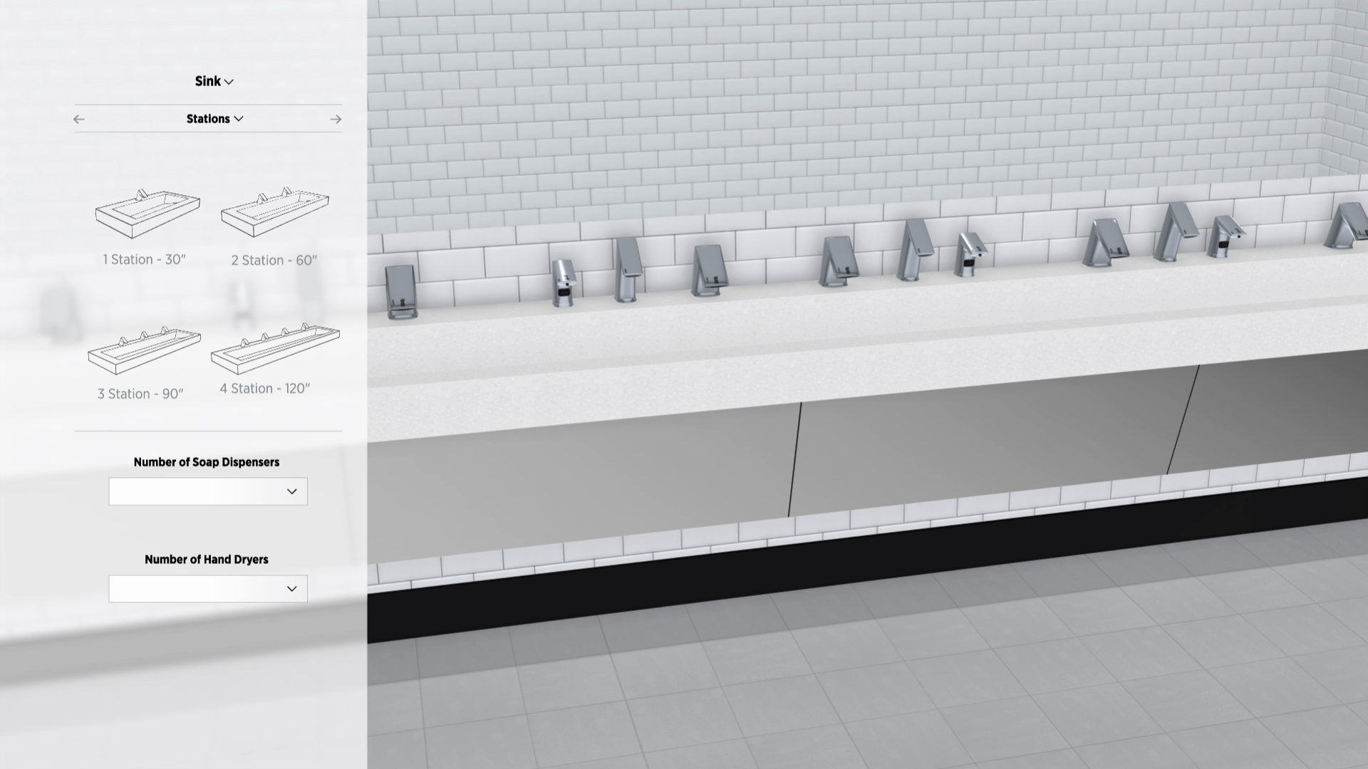 Sloan Sink Configurator 2