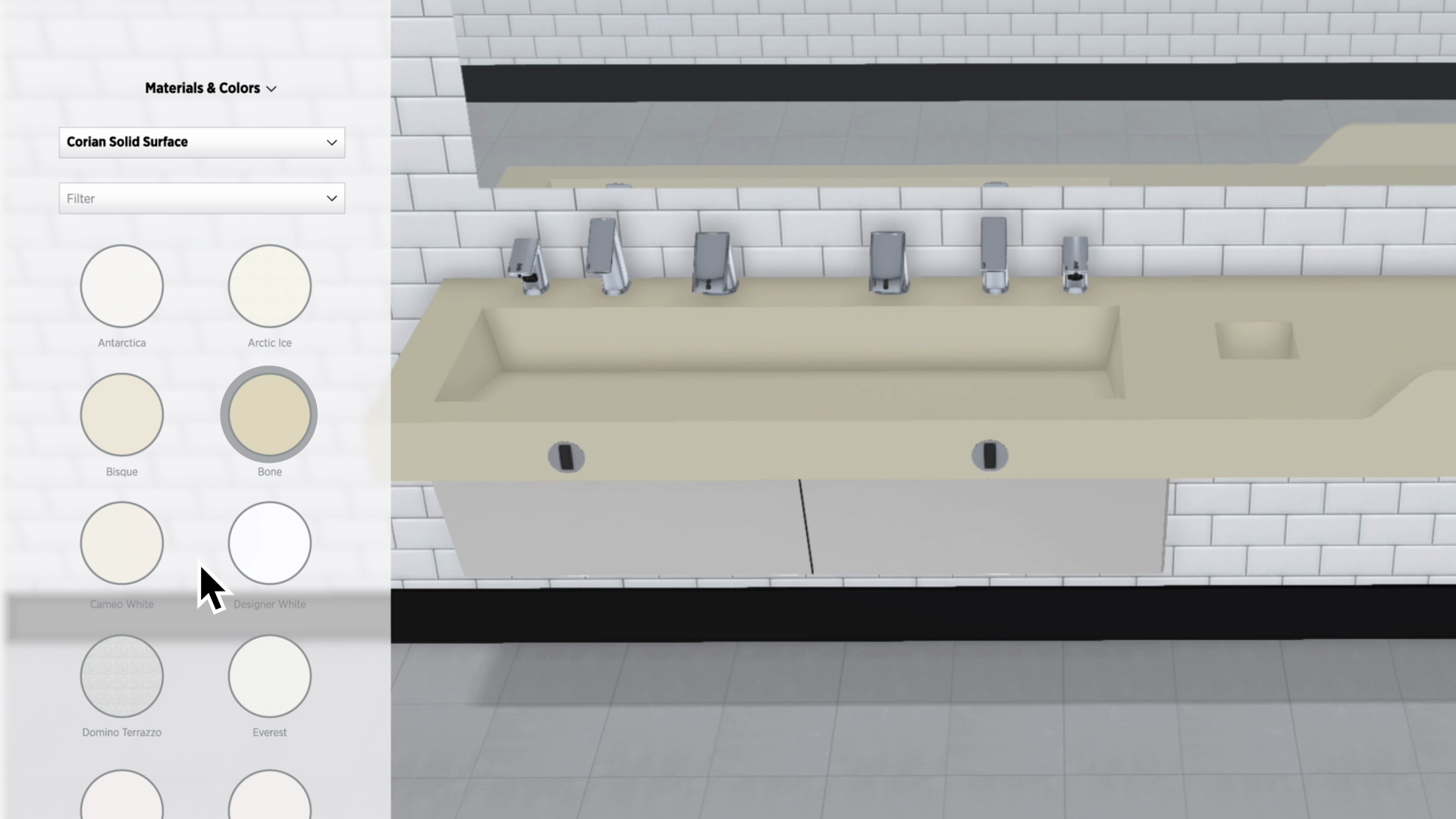 Sloan Sink Configurator 6