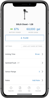 Sloan Connect Bluetooth App