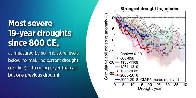 Drought Trajectories & Water Saving Technology