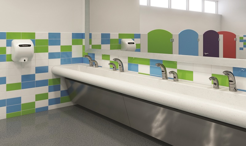 SloanStone sinks in school restrooms