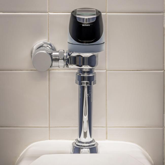 Solis Flushometer and Urinal