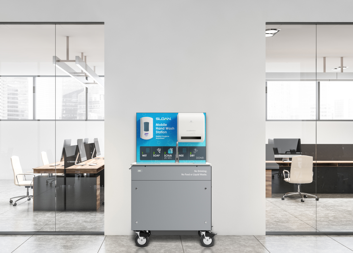 Sloan mobile handwashing in offices
